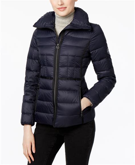 michael kors packable jacket|michael kors puffer jacket macy's.